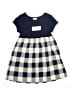 Rare Editions Checkered-gingham Blue Dress Size 8 - photo 1