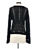 BCBGMAXAZRIA Metallic Black Pullover Sweater Size S - photo 2