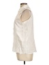 Notations Ivory Sleeveless Button-Down Shirt Size L - photo 5