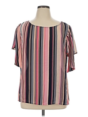 Roz & Ali Short Sleeve Blouse (view 1)