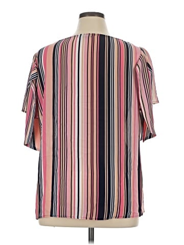 Roz & Ali Short Sleeve Blouse (view 2)