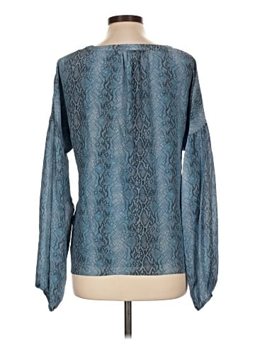 Ramy Brook Long Sleeve Silk Top (view 2)