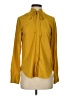 H&M 100% Polyester Yellow Long Sleeve Blouse Size 0 - photo 1