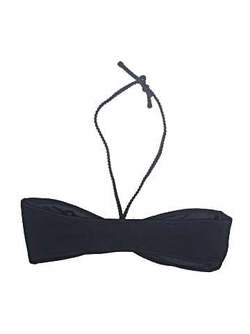 Madewell Madewell Second Wave Textured Bandeau Bikini Top (view 2)