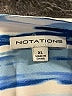 Notations Blue Sleeveless Blouse Size XL - photo 7