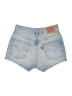 Levi's 100% Cotton Blue Denim Shorts Size 26 waist - photo 2