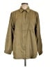 Chico's Design 100% Polyester Solid Tan Long Sleeve Blouse Size Lg (2) - photo 1