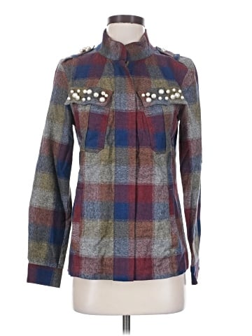 CAbi Long Sleeve Button-Down Shirt (view 1)