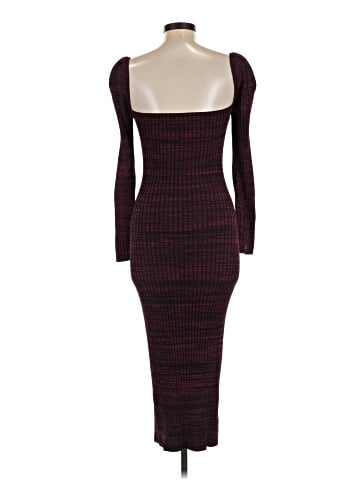 Self-Portrait Ribbed Knit Midi Dress (view 2)