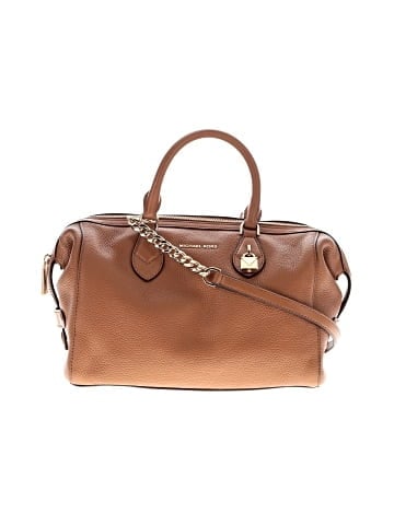 MICHAEL Michael Kors Leather Satchel (view 1)