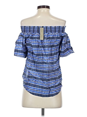J.Crew Collection Short Sleeve Silk Top (view 2)