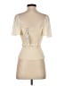 Theory 100% Recycled Polyester Ivory Short Sleeve Top Size P (petite) - photo 2
