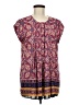 DR2 100% Polyester Purple Short Sleeve Blouse Size M - photo 1