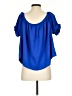 Unbranded Blue Short Sleeve Blouse Size S - photo 2