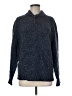 L.L.Bean 100% Lambswool Tweed Blue Wool Pullover Sweater Size M - photo 1