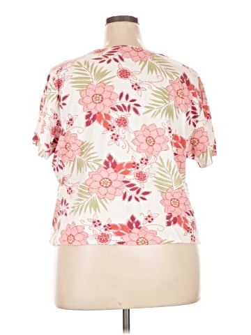 Karen Scott Short Sleeve Blouse (view 1)