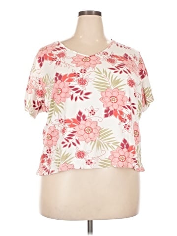 Karen Scott Short Sleeve Blouse (view 2)