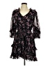 CeCe 100% Polyester Floral Black Cocktail Dress Size M - photo 1