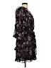 CeCe 100% Polyester Floral Black Cocktail Dress Size M - photo 4