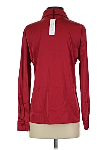 Chocolate Long Sleeve Blouse (view 2)