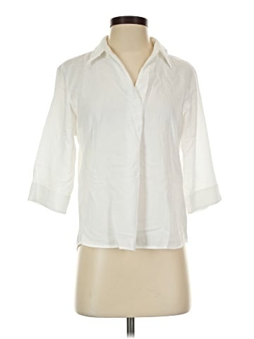Uniqlo 3/4 Sleeve Button-Down Shirt (view 1)