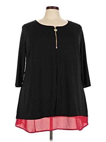 Avenue Studio 3/4 Sleeve Blouse (view 1)
