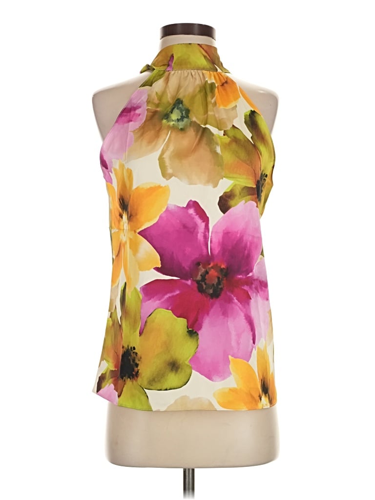 Pre-owned The Noli Shop Sleeveless Blouse In Yellow