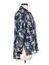 Unbranded Print Blue 3/4 Sleeve Blouse Size XL (estimated) - photo 4
