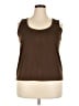 Sigrid Olsen Brown Tank Top Size 2X - photo 1