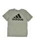 Adidas 100% Polyester Gray Active T-Shirt Size 10 - 12 - photo 1