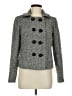 Jones New York 100% Polyester Tweed Gray Coat Size 6 - photo 1