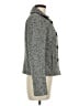 Jones New York 100% Polyester Tweed Gray Coat Size 6 - photo 4