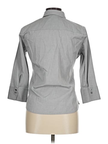 Foxcroft 3/4 Sleeve Button-Down Shirt (view 2)