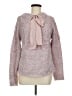 Moth 100% Acrylic Tweed Pink Pullover Sweater Size M - photo 1