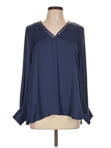 Joan Vass New York Long Sleeve Blouse (view 1)