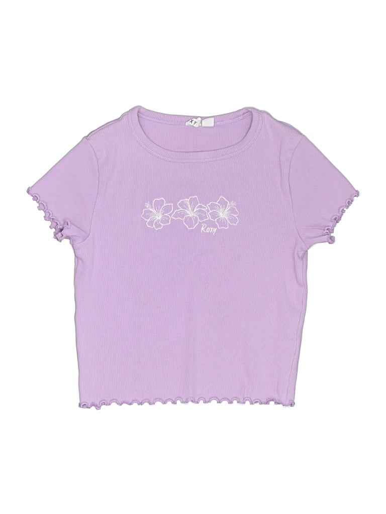 Pre-owned Roxy Kids' Short Sleeve T-shirt In Purple