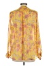 Kut from the Kloth 100% Polyester Yellow Long Sleeve Blouse Size L - photo 2