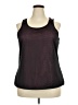 Danskin Now 100% Polyester Burgundy Active Tank Size XXL - photo 1