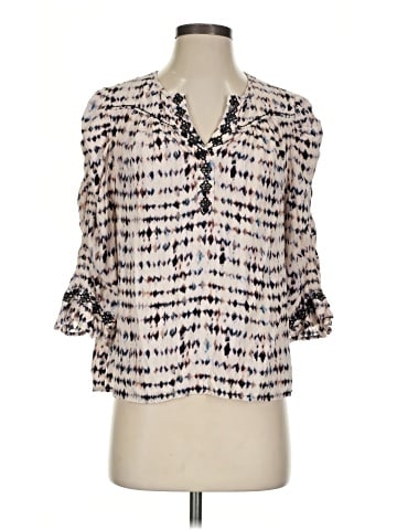 Democracy 3/4 Sleeve Blouse (view 1)