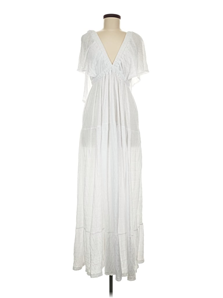 Pre-owned Fp Beach Casual Dress In White