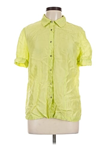 Jaclyn Smith Short Sleeve Silk Top (view 1)