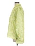 Unbranded Floral Green Long Sleeve Blouse Size L - photo 5