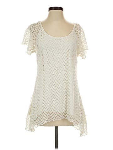 Brittany Black Short Sleeve Blouse (view 1)