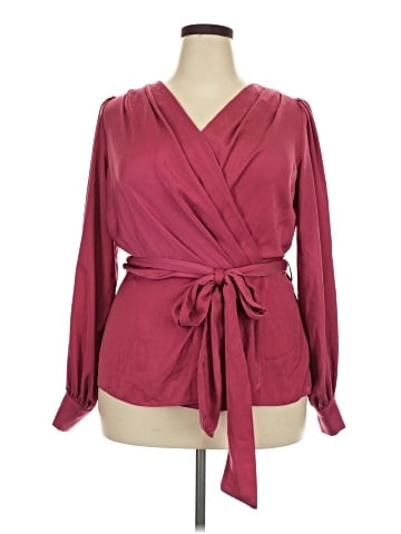 City Chic Long Sleeve Blouse (view 1)