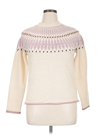 Hem & Thread Pullover Sweater (view 1)