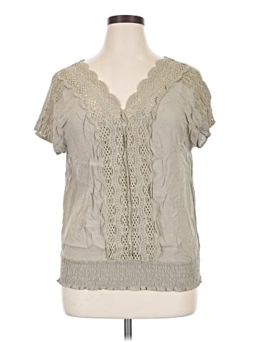 Live and Let Live Short Sleeve Blouse (view 1)
