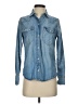 J.Crew Blue Long Sleeve Button-Down Shirt Size 4 - photo 1