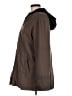 Gallery 100% Polyester Solid Brown Coat Size M (petite) - photo 5