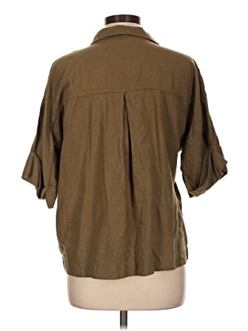 Eileen Fisher 3/4 Sleeve Button-Down Shirt (view 2)