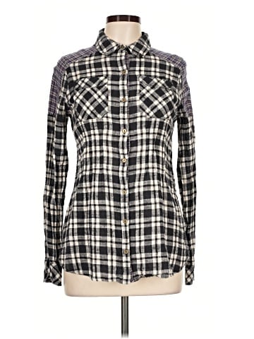 Free People Long Sleeve Button-Down Shirt (view 1)